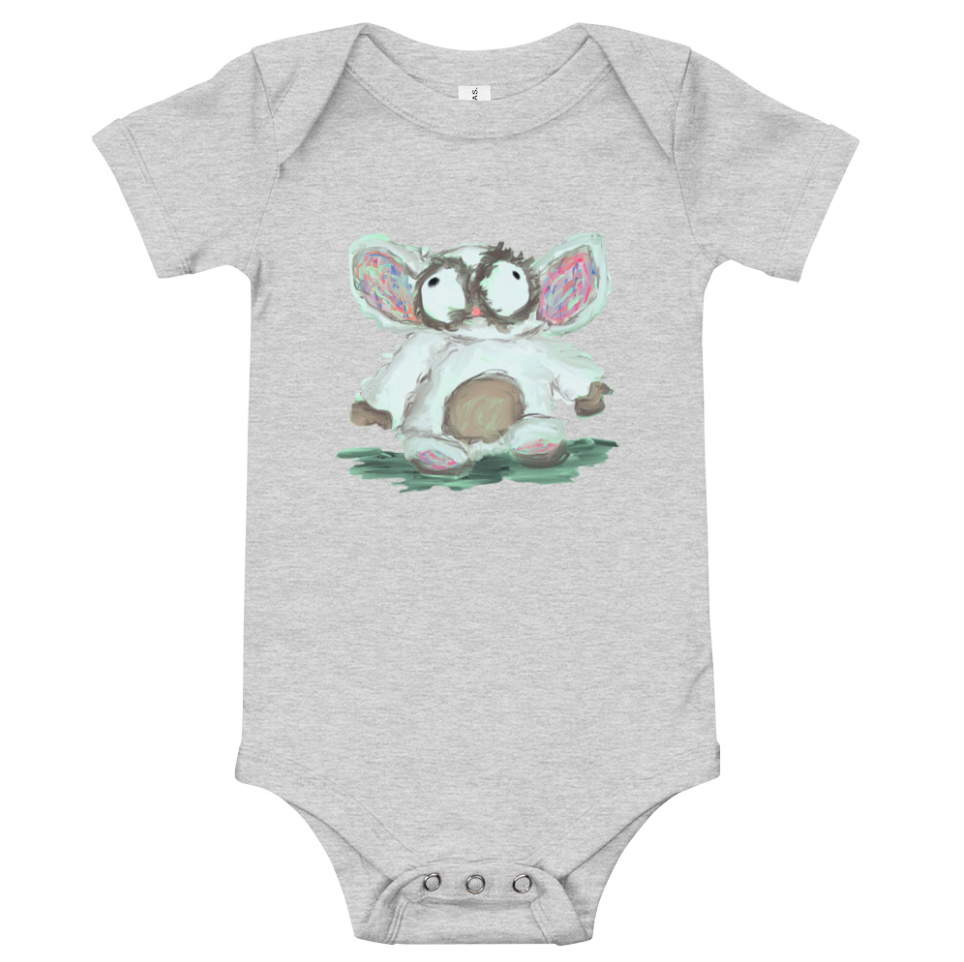 InkDrops Wobby Baby Short Sleeve Onesie