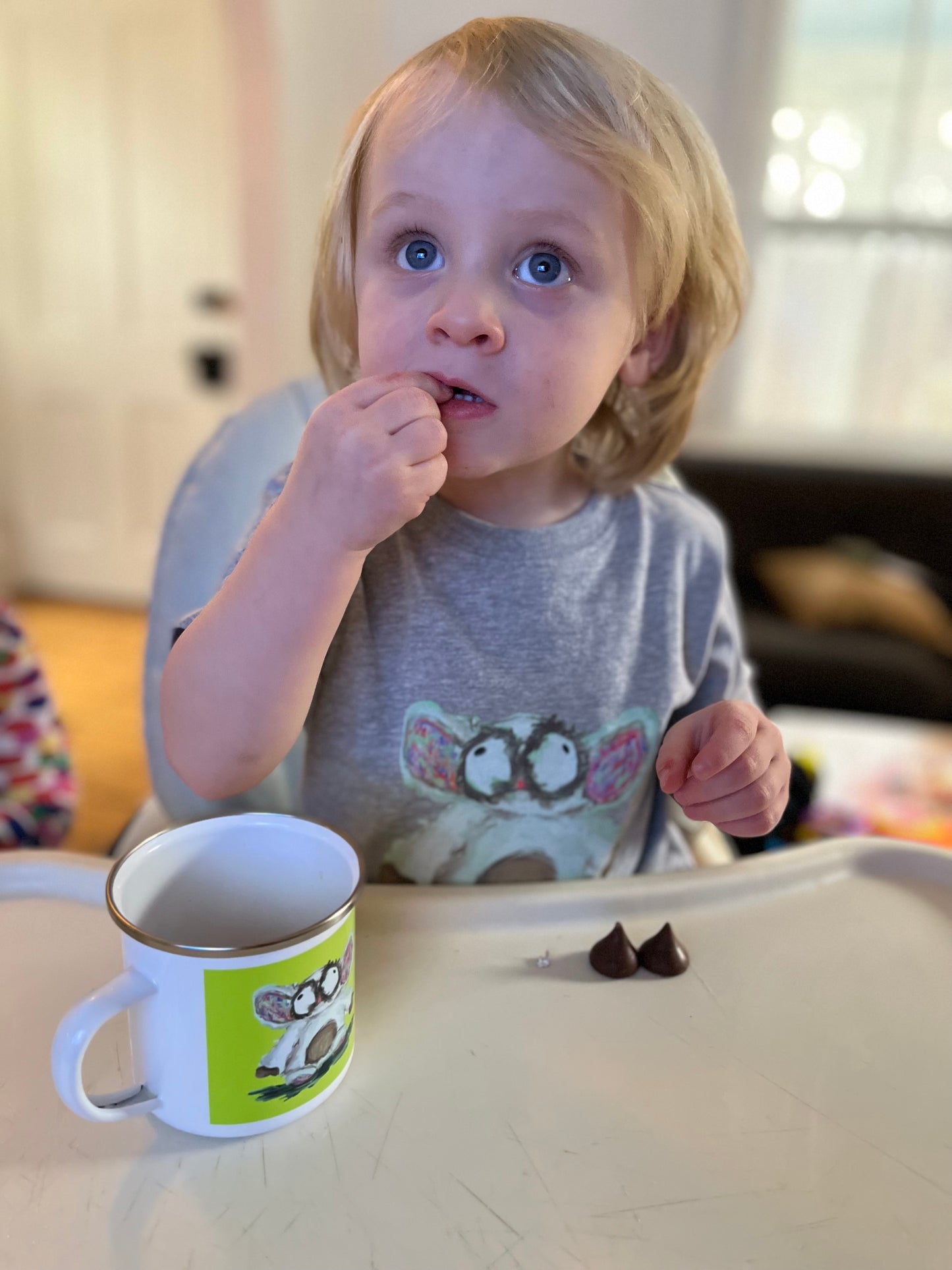 InkDrops Enamel Mug
