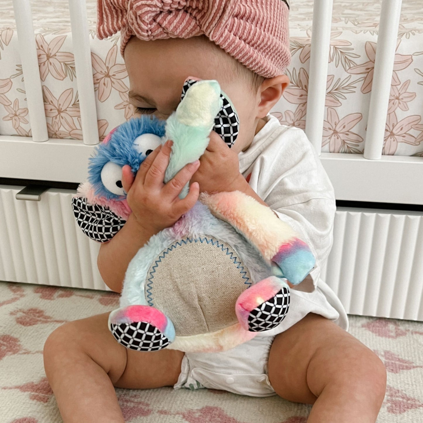 Rainbow Wobby Soft Toy & Infant Novel Set