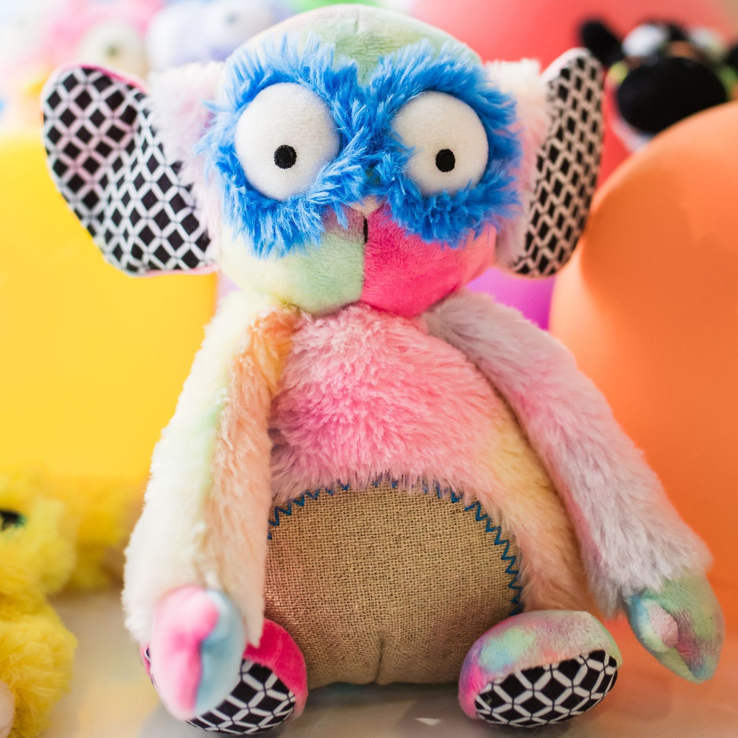 Rainbow Wobby Soft Toy & Infant Novel Set