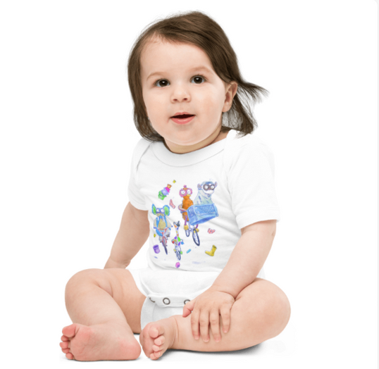 Inkdrops 80s ET Onesie