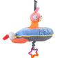 Inklings Baby Sensory Activity Bundle - 4 baby toys- rattle, chime, musical pull, spinbelly - ollie rocketship