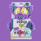 Digby the Yippy Eyed Yak Inklings Baby plush toy – purple yellow green sensory stuffed animal for babies 0-3 years - in box