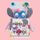 Rainbow Wobby Inklings Baby rainbow plush stuffed toy – LGBTQ inclusive pride baby gift with crinkle ears and belly rattle