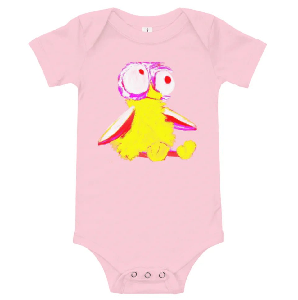 Ollie Ultimate Fan Bundle – plush toy book pull toy and onesie Inklings Baby gift set Pink 