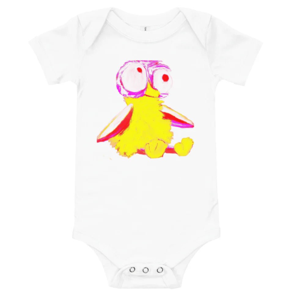 Ollie Ultimate Fan Bundle – plush toy book pull toy and onesie Inklings Baby gift set White